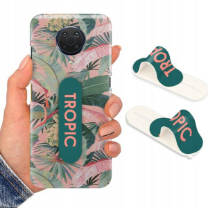 Etui + Uchwyt do NOKIA G20 Kwiaty Flower Top Wzory