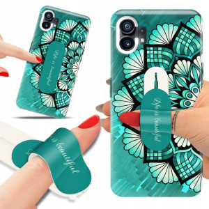 Etui + Uchwyt do NOTHING PHONE 1 Kwiatowe Wzory