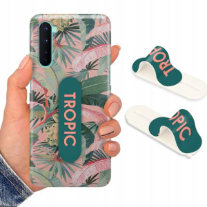 Etui + Uchwyt do ONEPLUS NORD Kwiaty Flower Wzory
