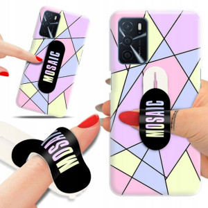 Etui + Uchwyt do OPPO A54s Patterny Modne Wzory