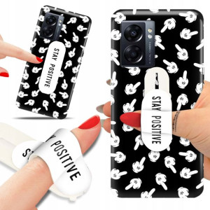 Etui + Uchwyt do OPPO A57 4G Case Kwiaty Top Wzory