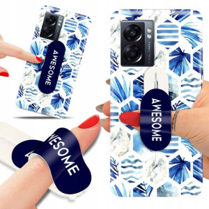 Etui + Uchwyt do OPPO A57 5G Case Kwiaty Top Wzory
