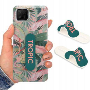 Etui + Uchwyt do OPPO A73 Case Kwiaty Flower Wzory