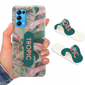 Etui + Uchwyt do OPPO RENO 5 PRO 5G Flower Wzory