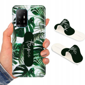 Etui + Uchwyt do OPPO RENO 5Z Kwiaty Flower Wzory