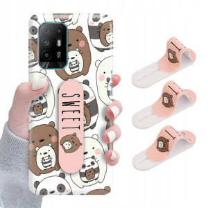 Etui + Uchwyt do OPPO RENO 5Z Obudowa Case Wzory