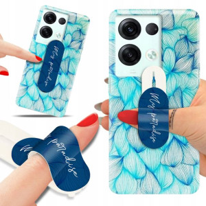 Etui + Uchwyt do OPPO RENO 8 5G Kwiatowe Top Wzory