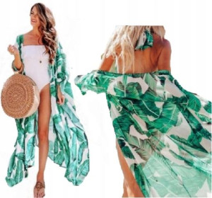 Pareo Letnia Narzutka Plażowa Tunika Boho