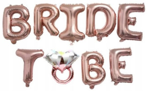 Girlanda Balonowa Rose Gold Balony Bride To Be