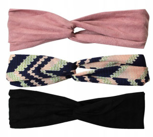 Zestaw Opaska Turban Na Gumce Letnie Wzory Lato