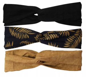 Zestaw Opaska Turban Na Gumce Letnie Wzory Lato