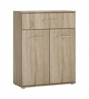 Komoda Szafka Valencia 2d1s 74cm Sonoma Mafmeble