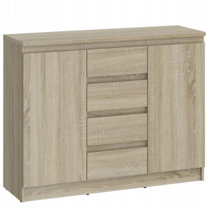 Komoda Szafka Wioletta 2d4s 109cm Sonoma Mafmeble