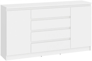 Komoda Szafka Wioletta 2d4s 155cm Biała Duża