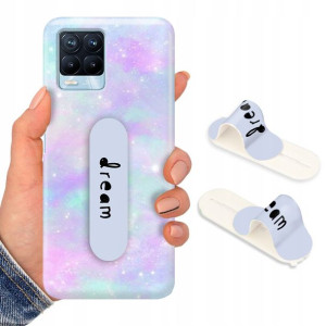 Etui + UCHWYT do REALME 8 Obudowa Case Wzory