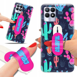 Etui + Uchwyt do REALME 8i Patterny Case Top Wzory
