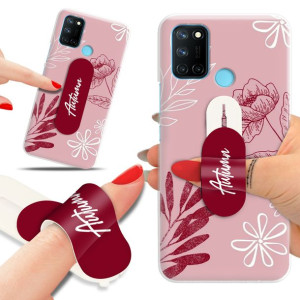 Etui + Uchwyt do REALME C17 RMX2103 Patterny Wzory