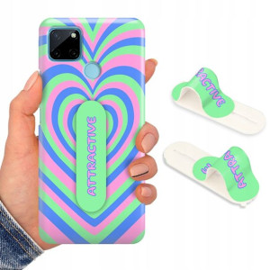 Etui + Uchwyt do REALME C21Y Obudowa Case Wzory