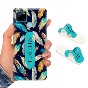 Etui + Uchwyt do REALME C25Y Obudowa Case Wzory