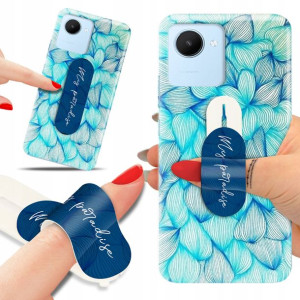 Etui + Uchwyt do REALME C30 Kwiatowe Case Wzory