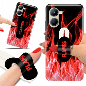 Etui + Uchwyt do REALME C33 Szalone Crazy Wzory