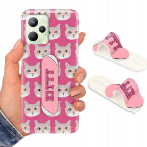 Etui + Uchwyt do REALME C35 Obudowa Modne Wzory