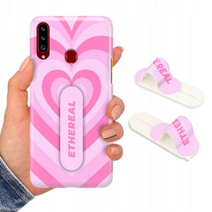 Etui + Uchwyt do SAMSUNG A20s Obudowa Dużo Wzorów