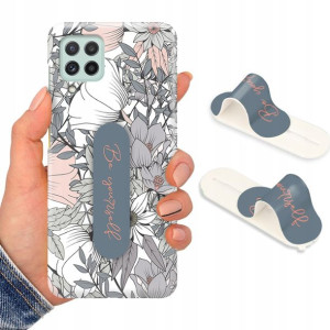 Etui + Uchwyt do SAMSUNG A22 4G Case Flower Wzory