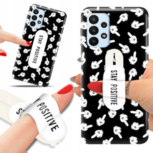 Etui + Uchwyt do SAMSUNG A23 5G Kwiaty Top Wzory