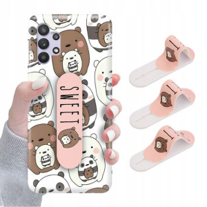 Etui + UCHWYT do SAMSUNG A32 4G Obudowa Case Wzory
