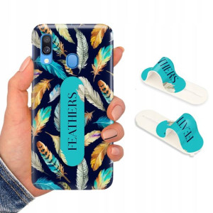 Etui + Uchwyt do SAMSUNG A40 Obudowa Case Wzory