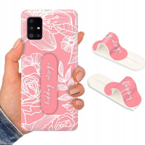 Etui + Uchwyt do SAMSUNG A51 5G Case Flower Wzory