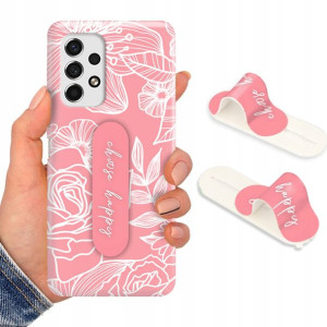 Etui + Uchwyt do SAMSUNG A53 5G Case Flower Wzory