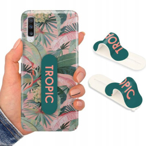 Etui + Uchwyt do SAMSUNG A70/ A70S Flower Wzory