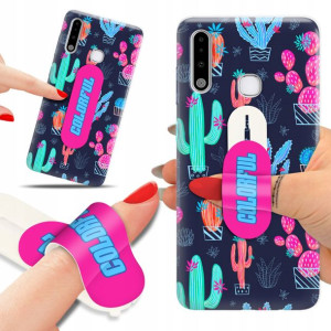 Etui + Uchwyt do SAMSUNG A70e Patterny Top Wzory