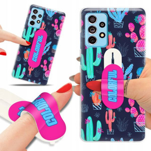 Etui + Uchwyt do SAMSUNG A73 5G Patterny Top Wzory