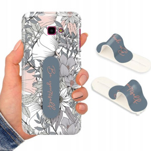 Etui + Uchwyt do SAMSUNG J4 PLUS 2018 Flower Wzory