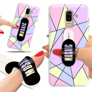 Etui + Uchwyt do SAMSUNG J8 2018 Patterny Wzory