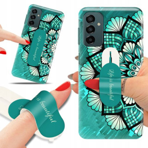 Etui + Uchwyt do SAMSUNG M13 4G Kwiatowe Top Wzory