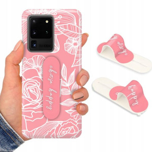 Etui + Uchwyt do SAMSUNG S20 ULTRA Flower Wzory