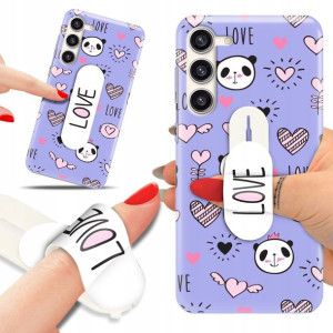 Etui + Uchwyt do SAMSUNG S23 PLUS Słodkie Wzory