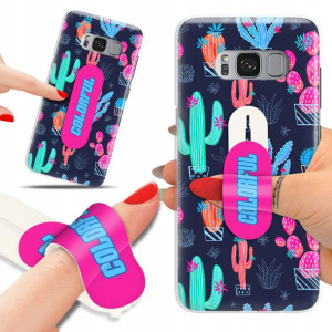 Etui + Uchwyt do SAMSUNG S8 Patterny Case Wzory
