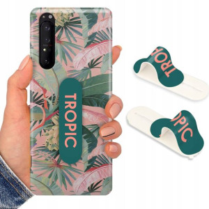 Etui + Uchwyt do SONY XPERIA 1 II Flower Top Wzory
