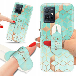 Etui + Uchwyt do VIVO iQOO U5 Case Kwiaty Wzory