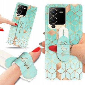 Etui + Uchwyt do VIVO S15 Case Kwiaty Top Wzory