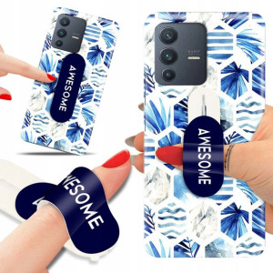 Etui + Uchwyt do VIVO V23 Case Kwiaty Top Wzory