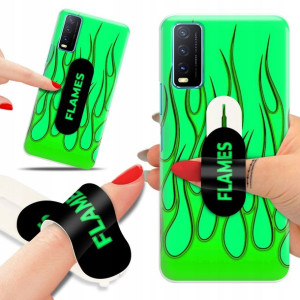 Etui + Uchwyt do VIVO Y21 2021 Aesthetic Top Wzory