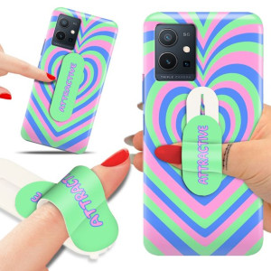 Etui + Uchwyt do VIVO Y55 5G Aesthetic Top Wzory
