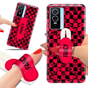 Etui + Uchwyt do VIVO Y76 5G Aesthetic Top Wzory