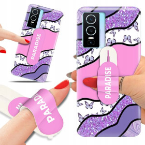 Etui + Uchwyt do VIVO Y76 5G Aesthetic Top Wzory